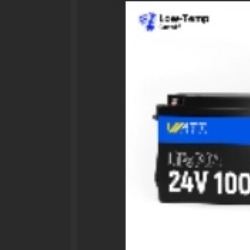 Batería WattCycle LiFePO4 24 V 100 Ah